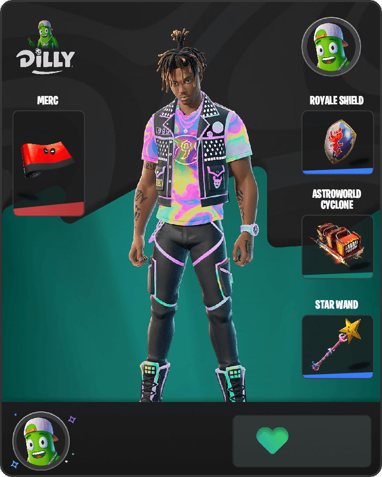 Juice WRLD Fortnite combo