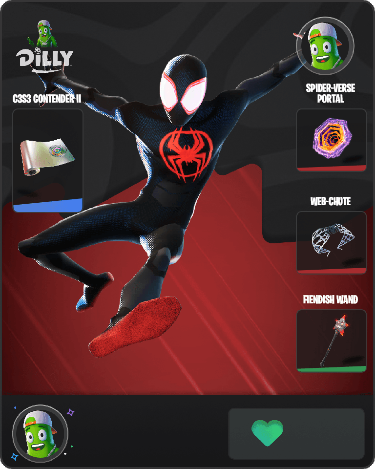 Spider-Man (Miles Morales) Fortnite combo