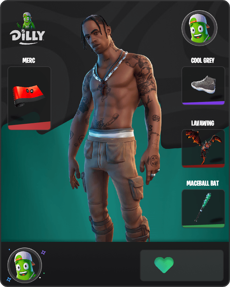 Travis Scott Fortnite combo