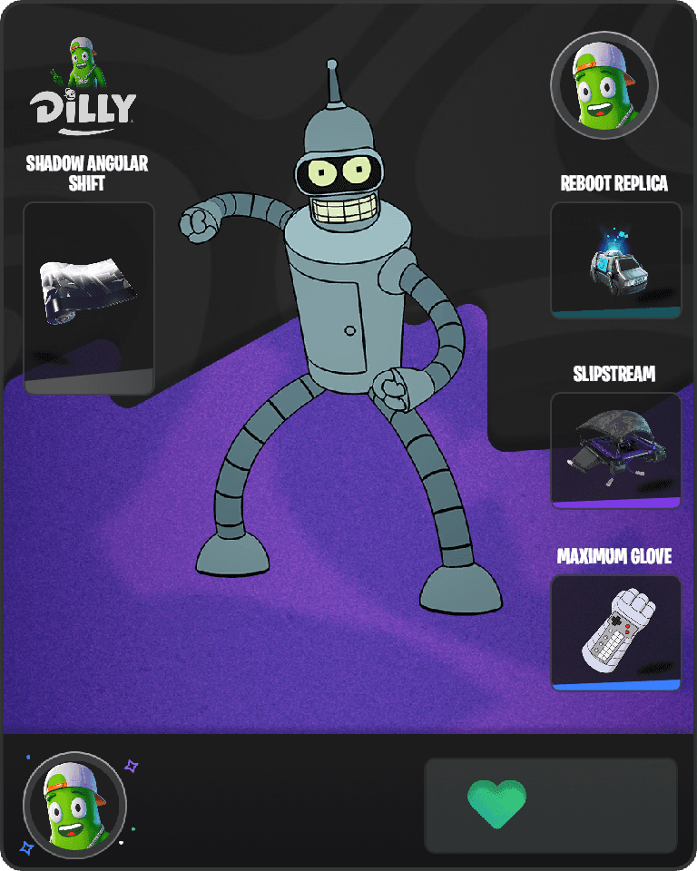 Bender Bending Rodríguez Fortnite combo