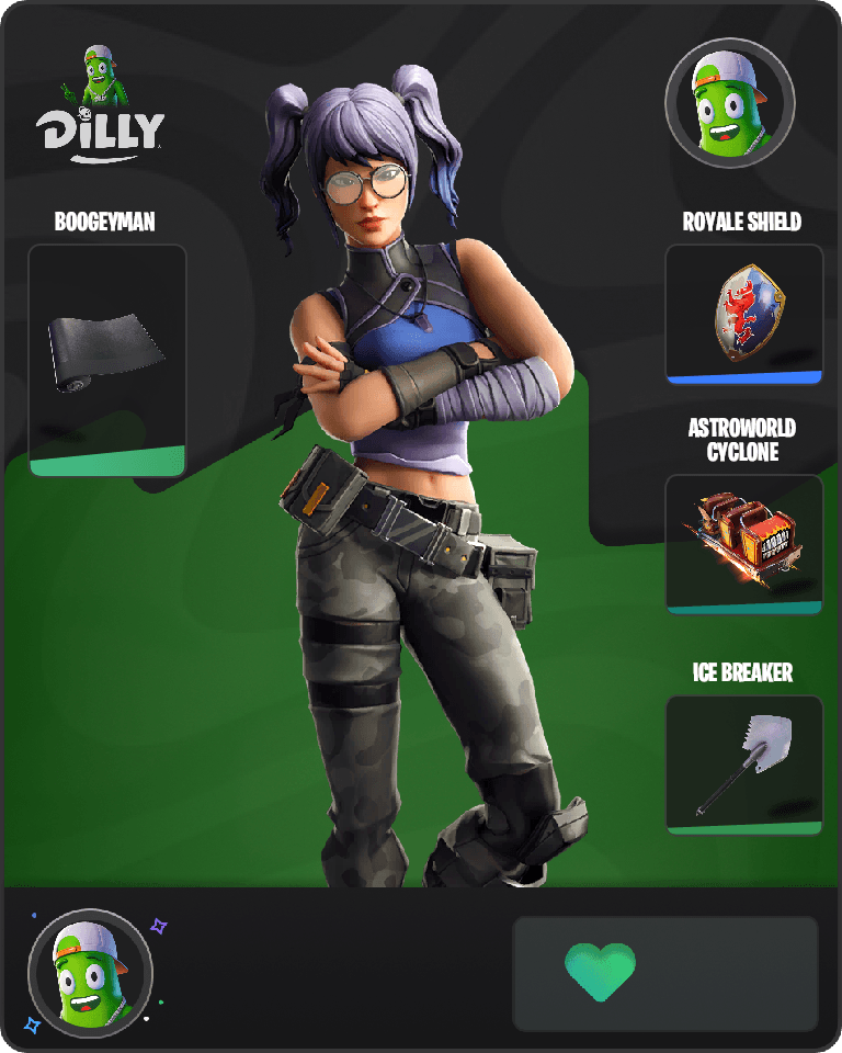 Crystal Fortnite combo