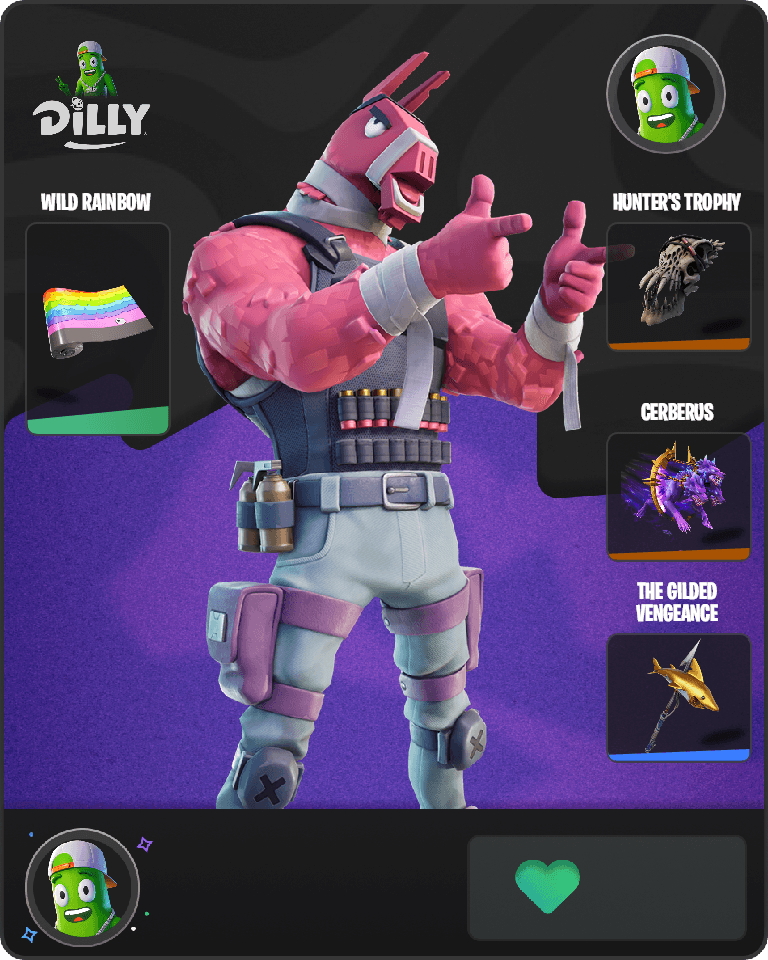 Lt. John Llama Fortnite combo