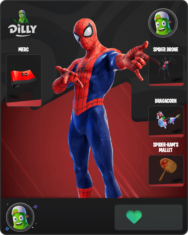 Spider-Man Fortnite combo