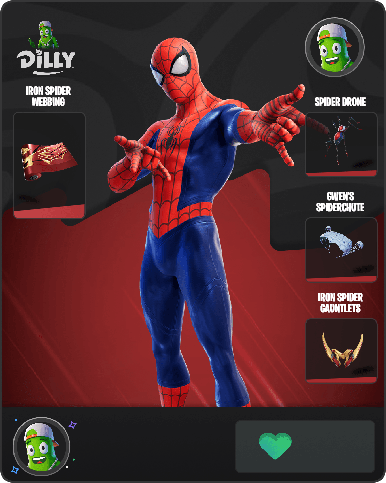 Spider-Man Fortnite combo