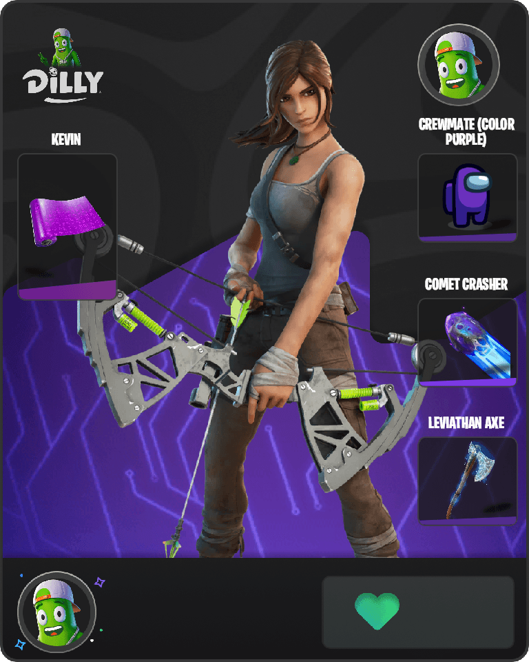 Lara Croft Fortnite combo