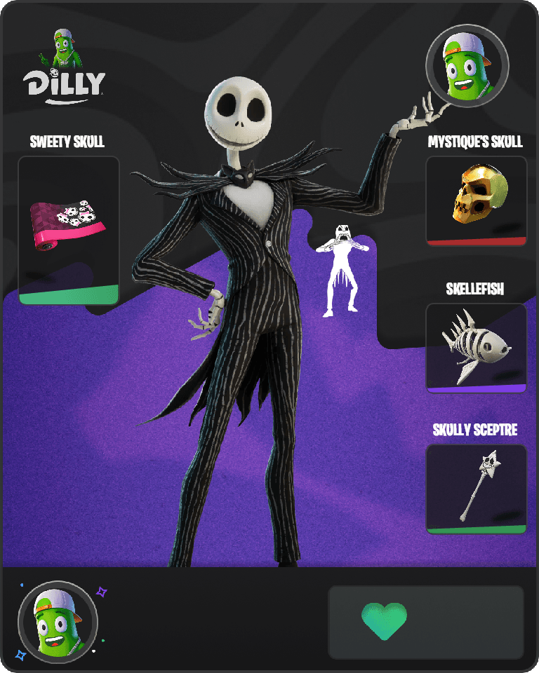Jack Skellington Fortnite combo