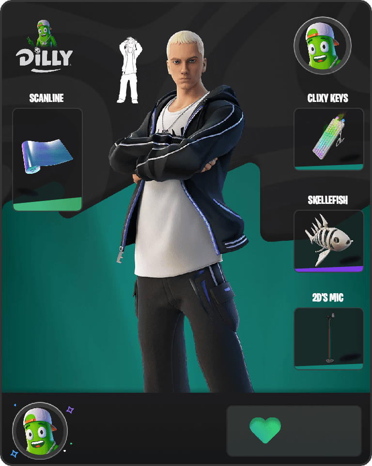 Slim Shady Fortnite combo