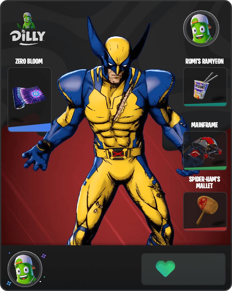 Wolverine (Pen & Ink) Fortnite combo