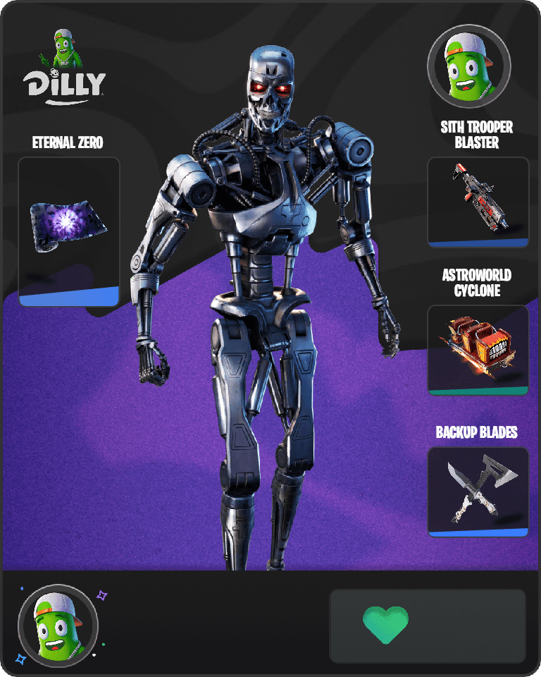 T-800 Fortnite combo