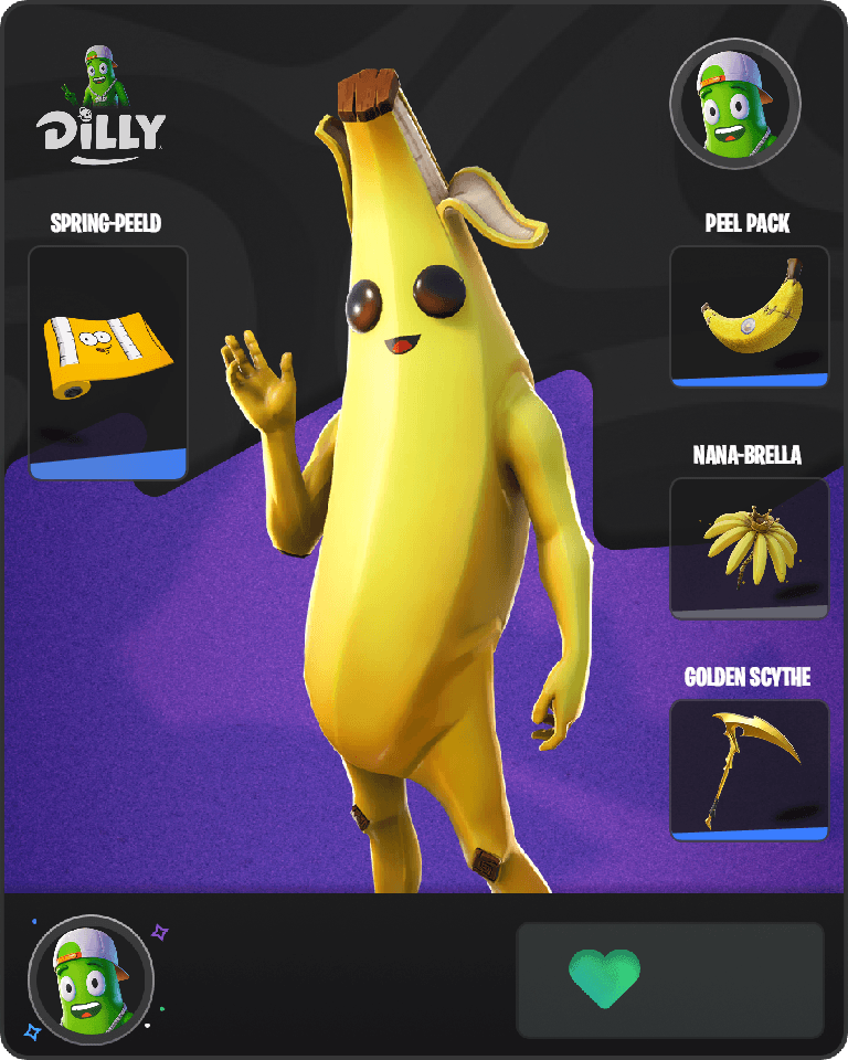 Peely Fortnite combo