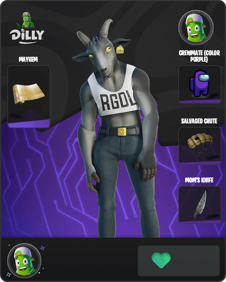 A Goat Fortnite combo