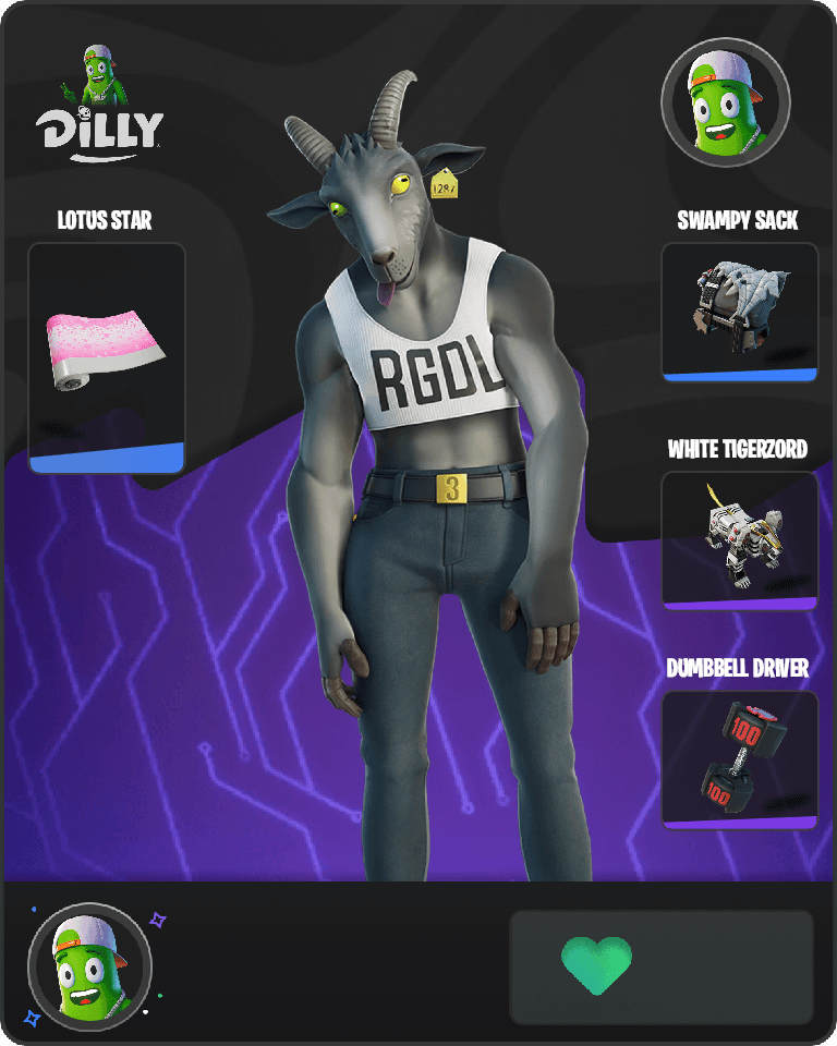 A Goat Fortnite combo