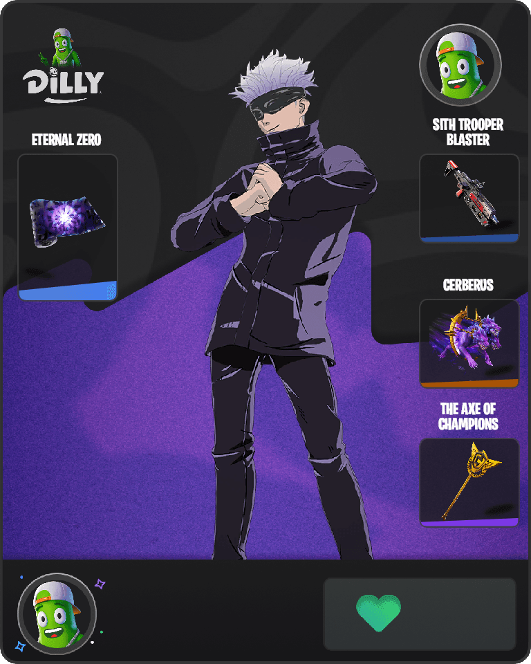Satoru Gojo Fortnite combo