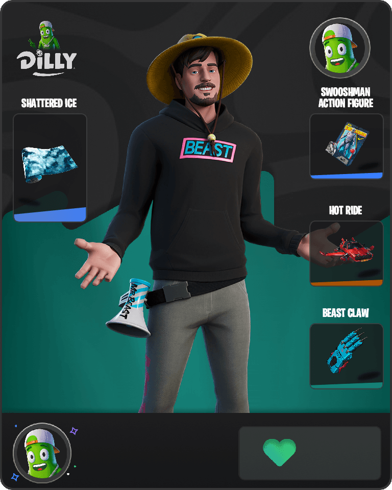 MrBeast Fortnite combo