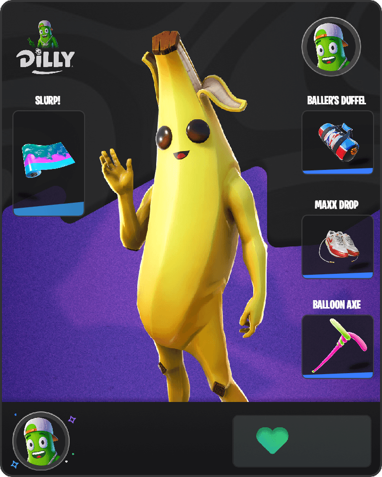 Peely Fortnite combo
