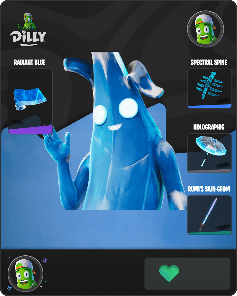 Polar Peely Fortnite combo