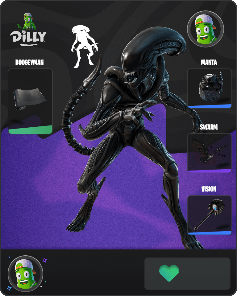 Xenomorph Fortnite combo