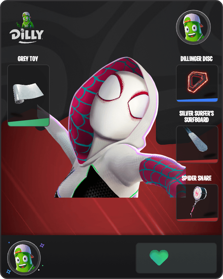 Spider-Gwen Fortnite combo