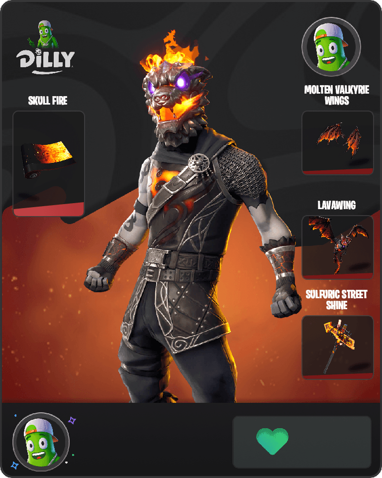 Molten Battle Hound Fortnite combo