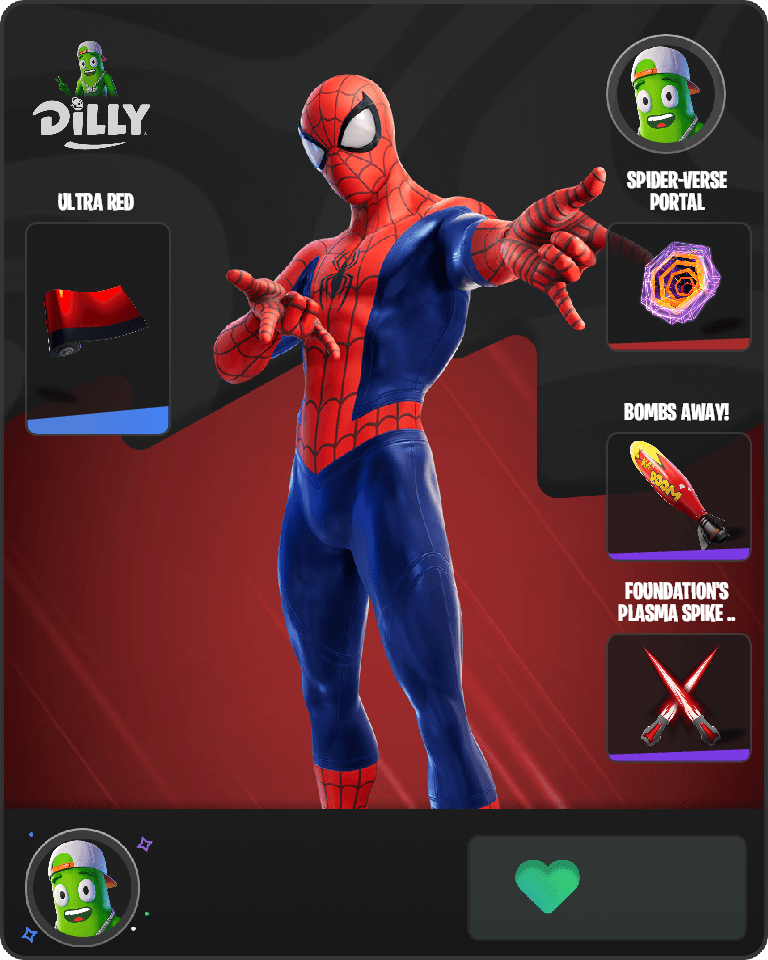 Spider-Man Fortnite combo