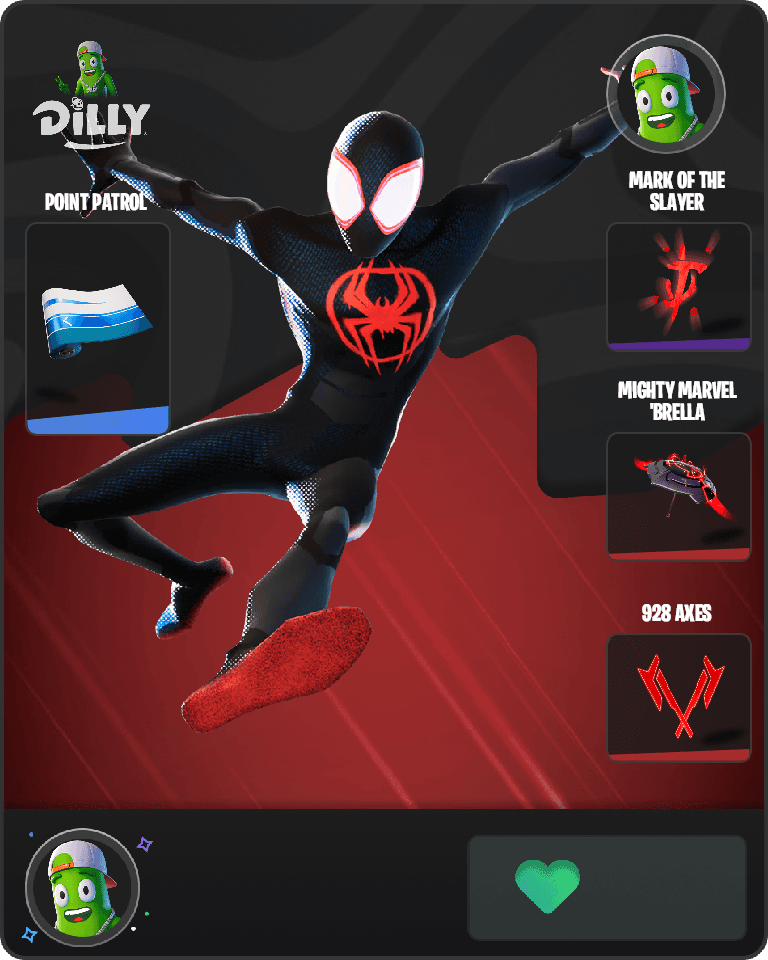 Spider-Man (Miles Morales) Fortnite combo
