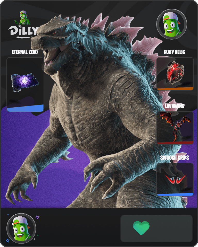 Godzilla Evolved Fortnite combo