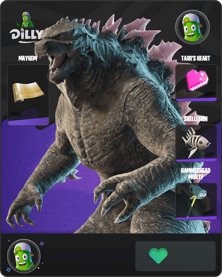 Godzilla Evolved Fortnite combo