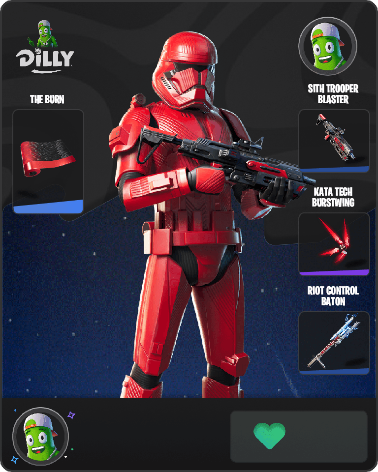 Sith Trooper Fortnite combo