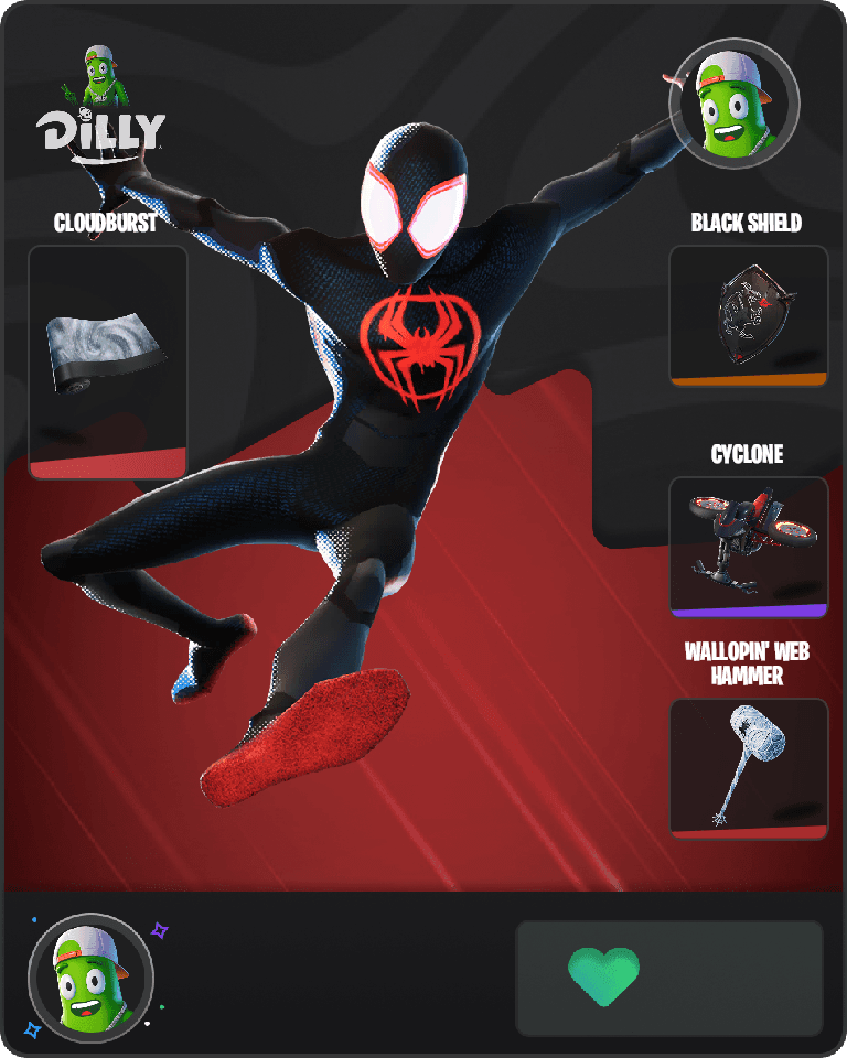 Spider-Man (Miles Morales) Fortnite combo