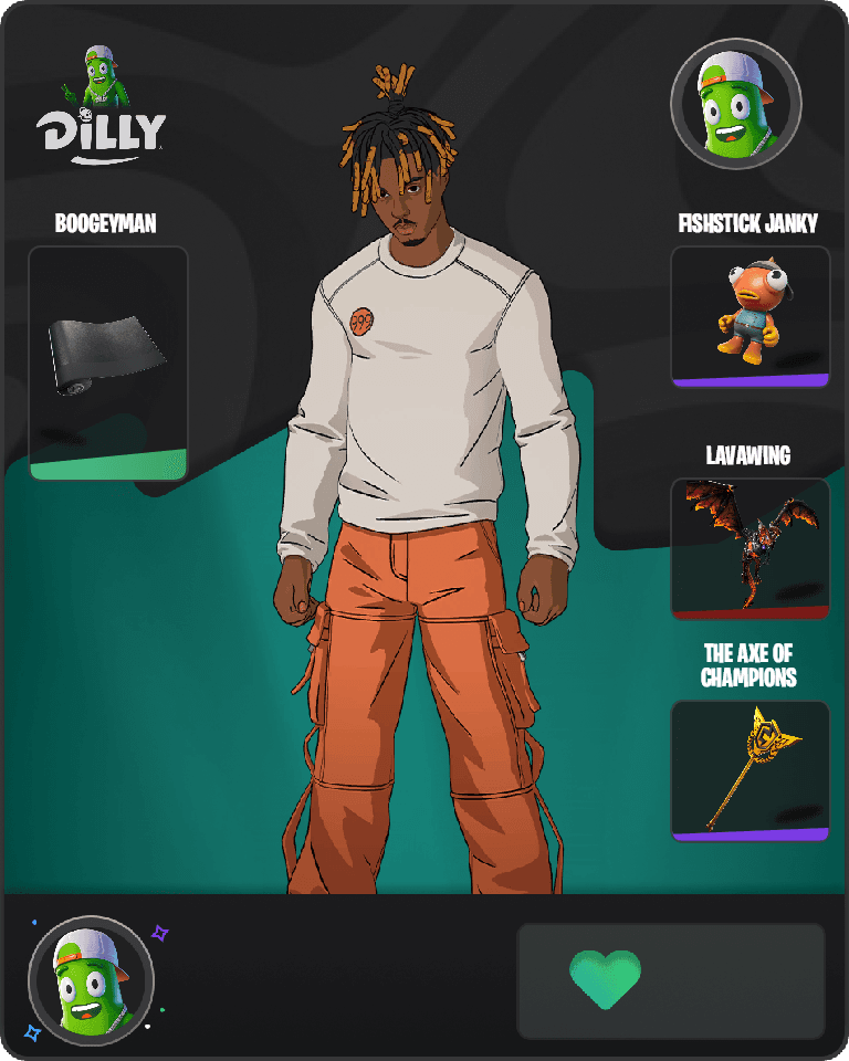 Slayer Juice WRLD Fortnite combo