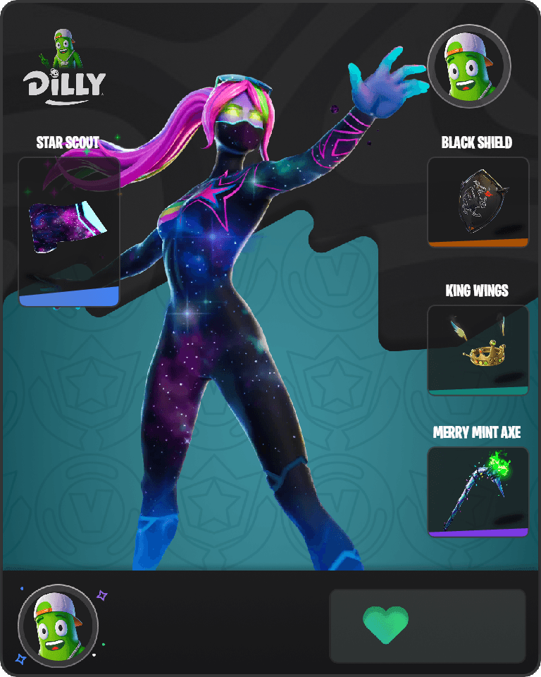 Galaxia Fortnite combo