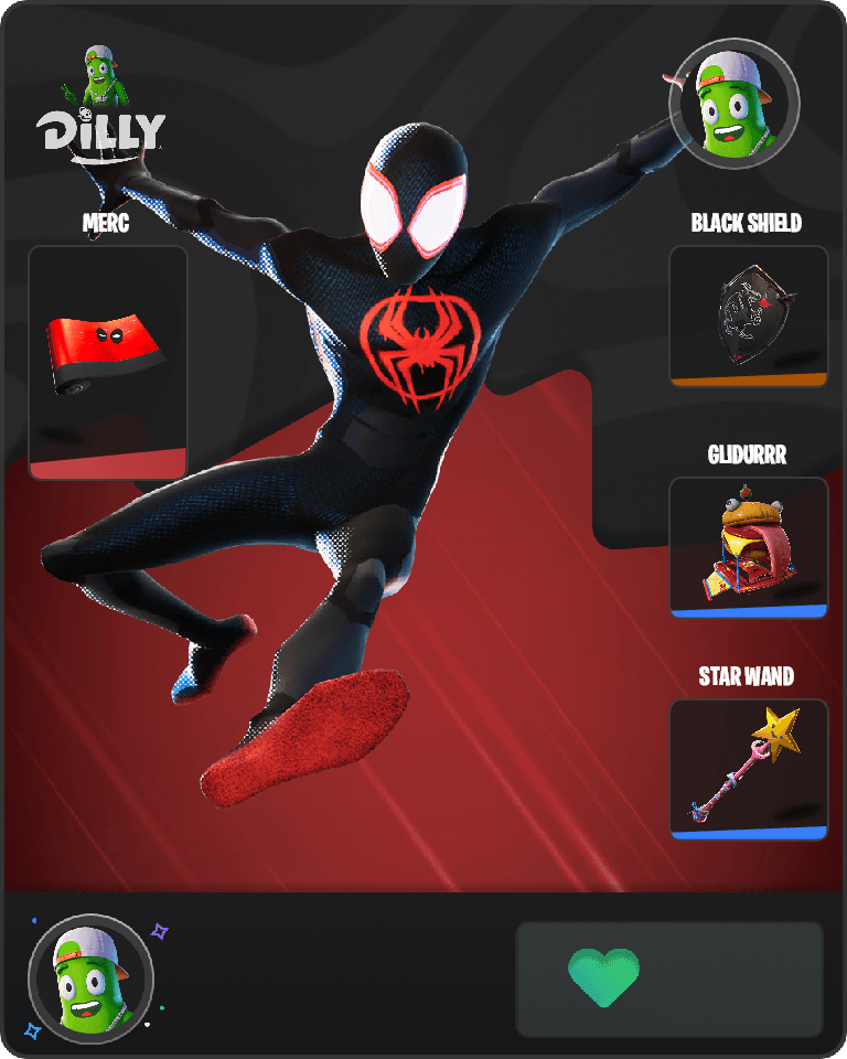 Spider-Man (Miles Morales) Fortnite combo