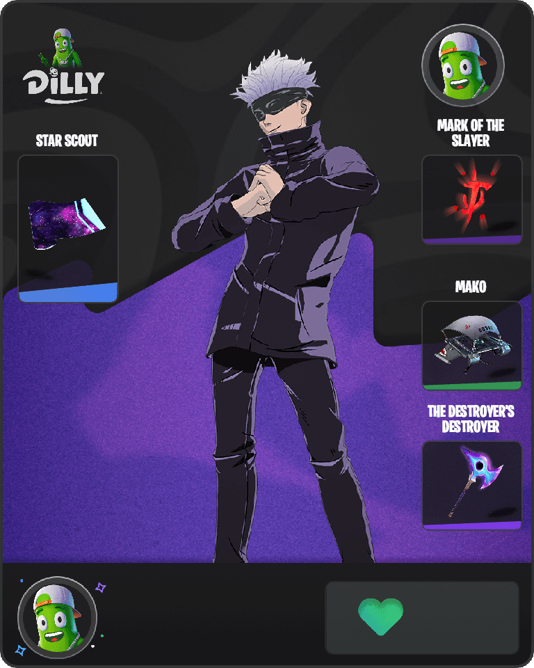 Satoru Gojo Fortnite combo