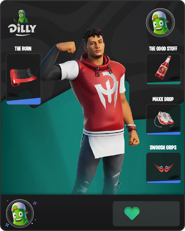 Patrick Mahomes Fortnite combo