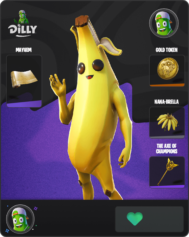 Peely Fortnite combo