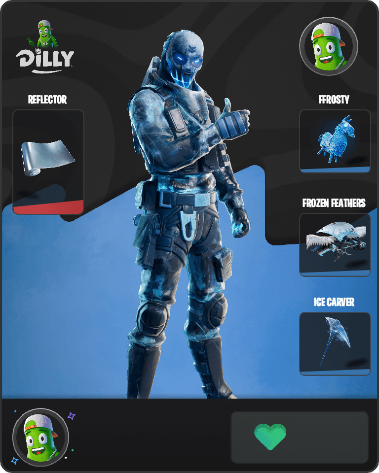 Icy Metal Mouth Fortnite combo