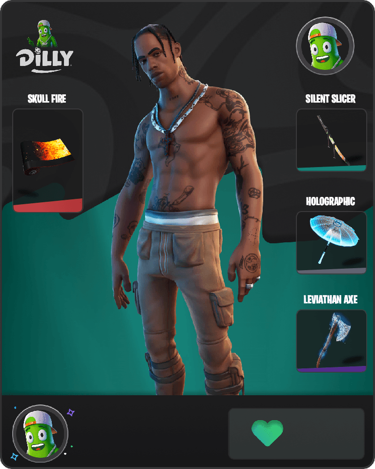 Travis Scott Fortnite combo