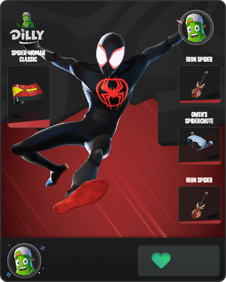 Spider-Man (Miles Morales) Fortnite combo