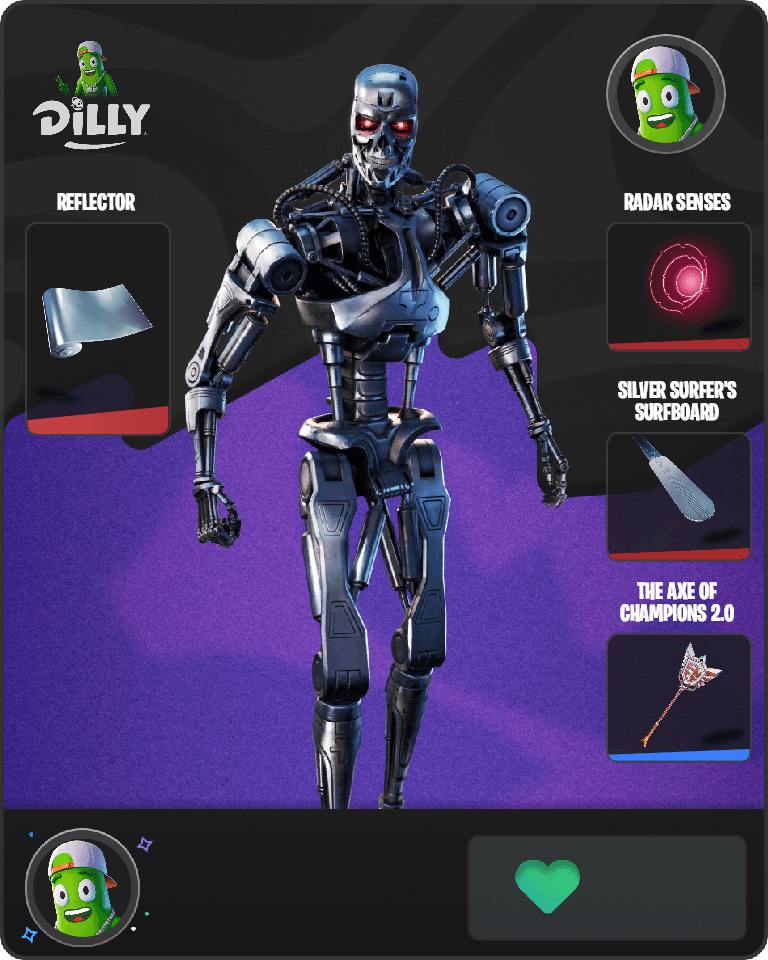 T-800 Fortnite combo