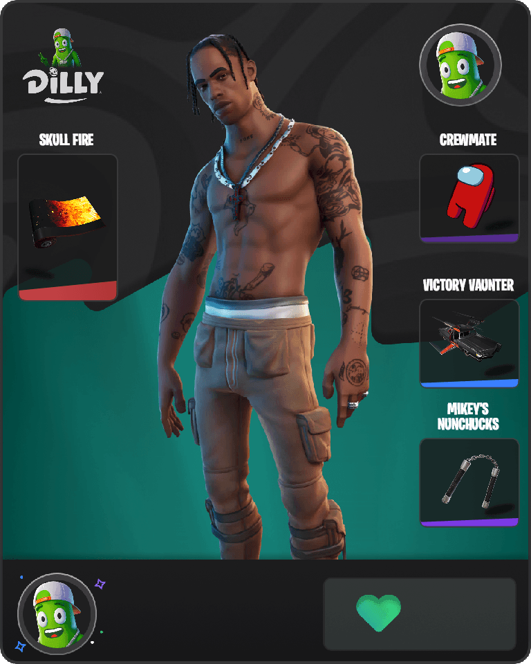 Travis Scott Fortnite combo
