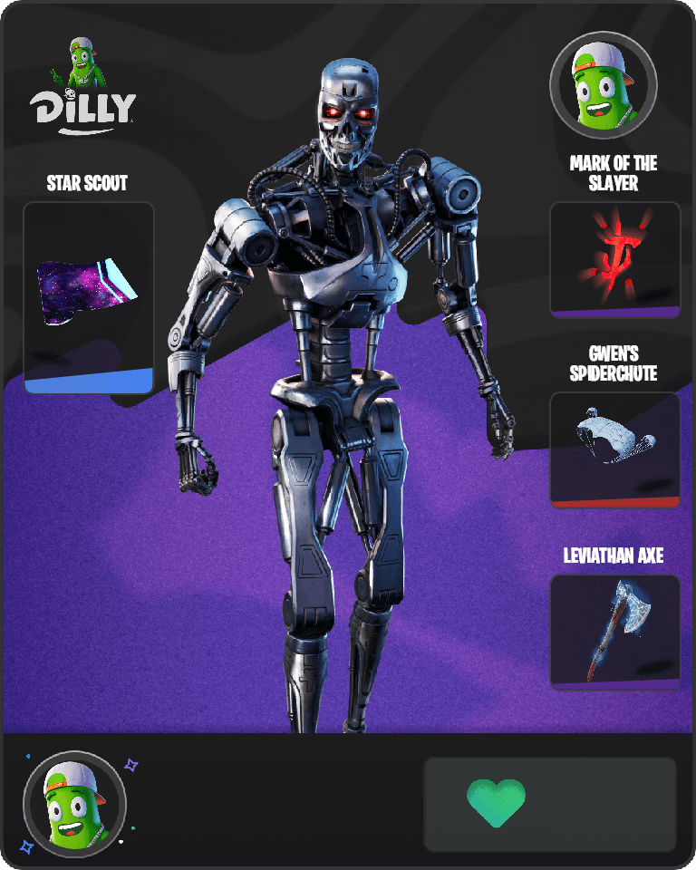 T-800 Fortnite combo