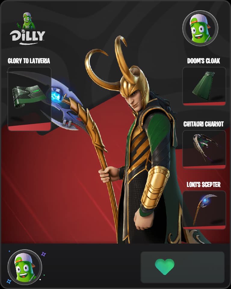 Loki Laufeyson Fortnite skin combo