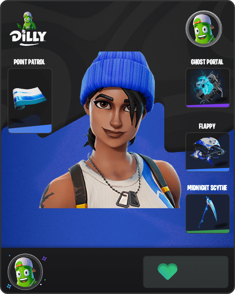 Blue Team Leader Fortnite combo