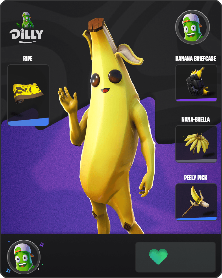Peely Fortnite combo