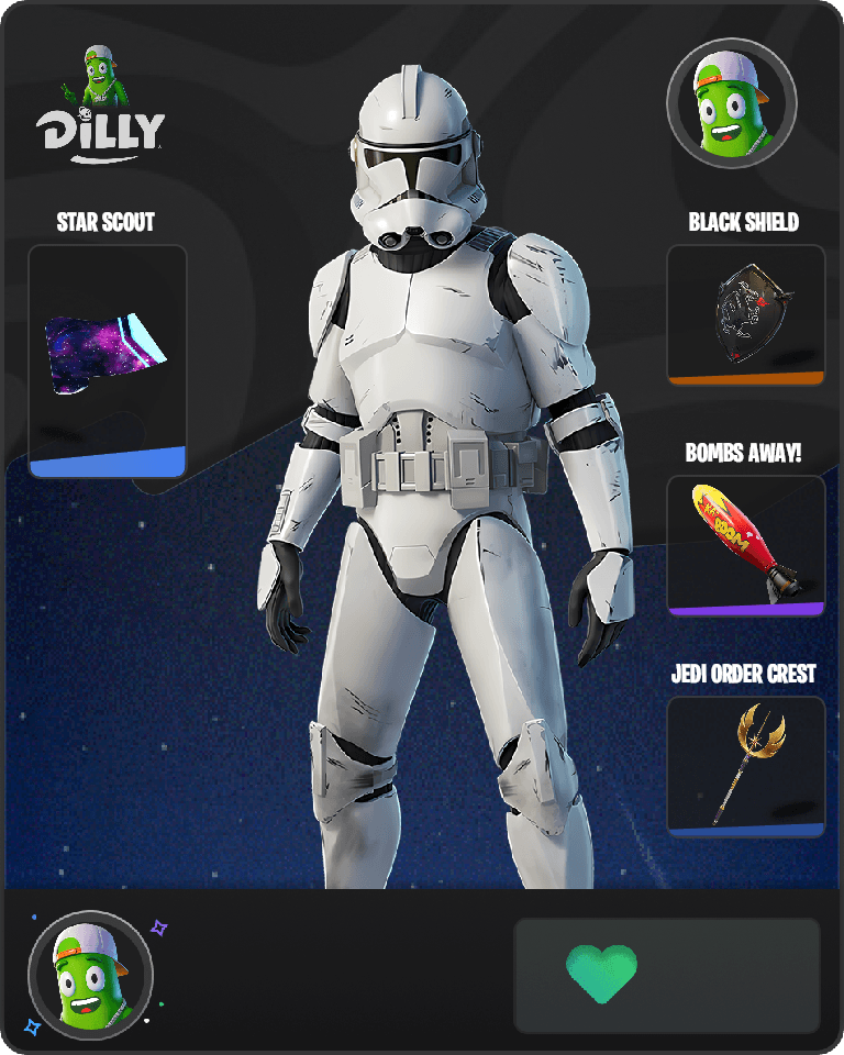 Clone Trooper Fortnite combo