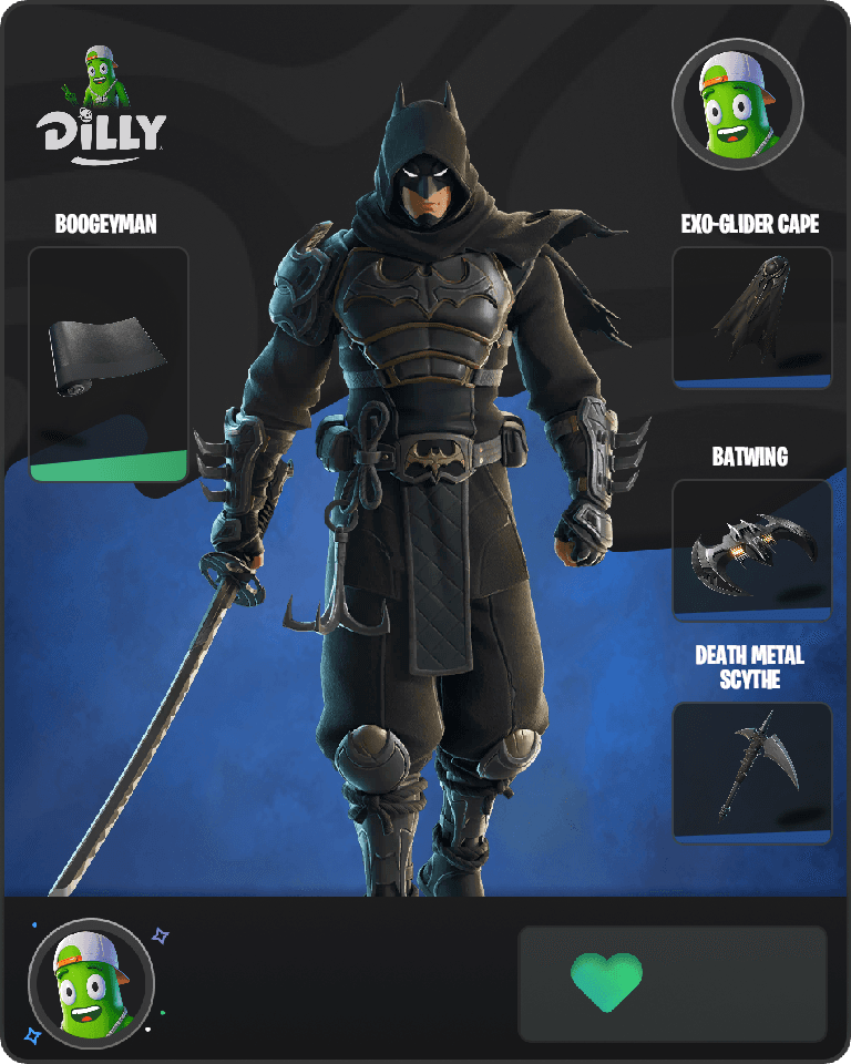 Ninja Knight Batman Fortnite combo