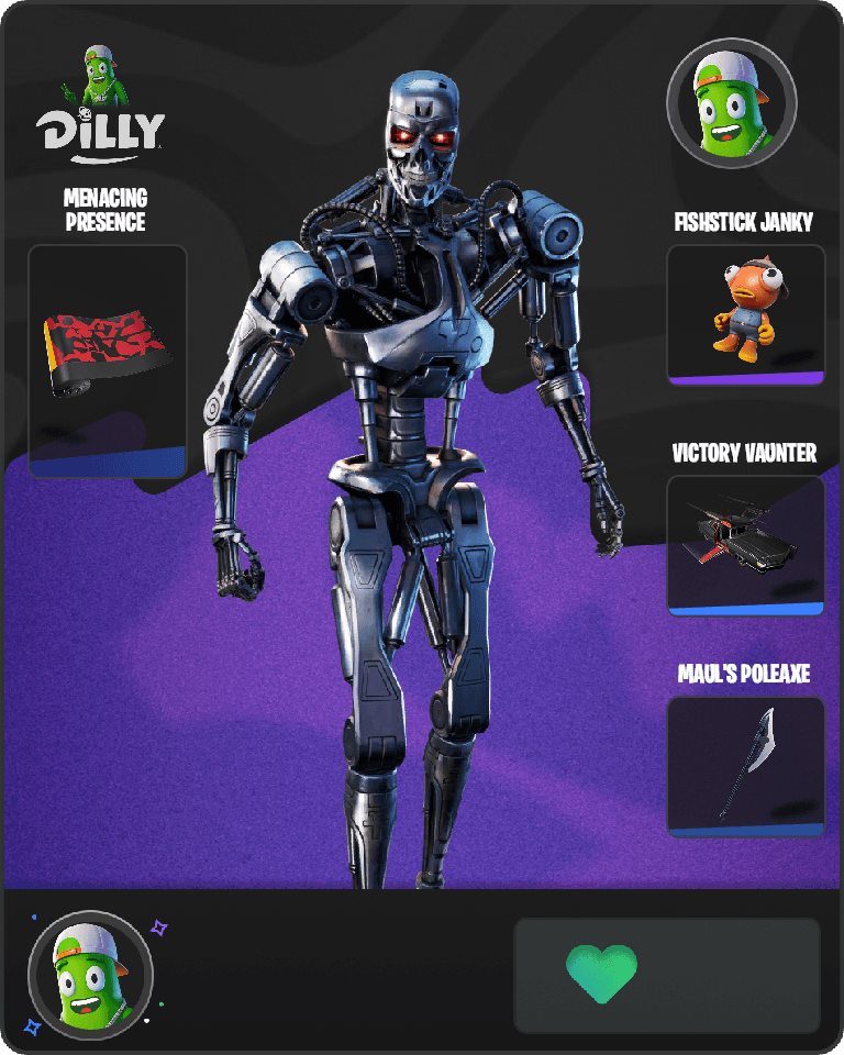 T-800 Fortnite combo
