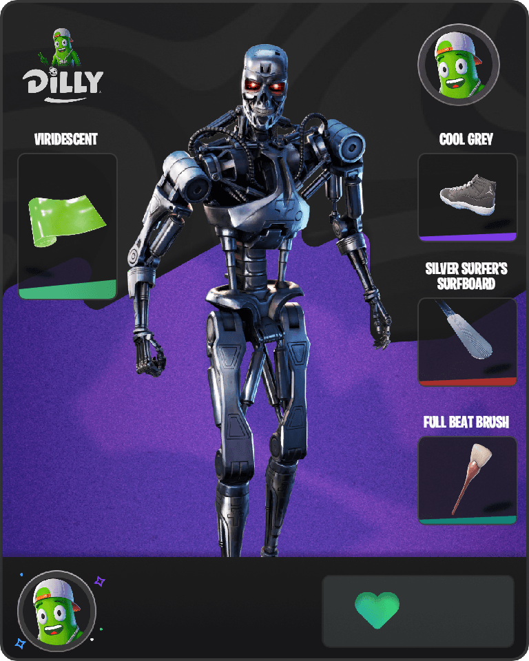 T-800 Fortnite combo