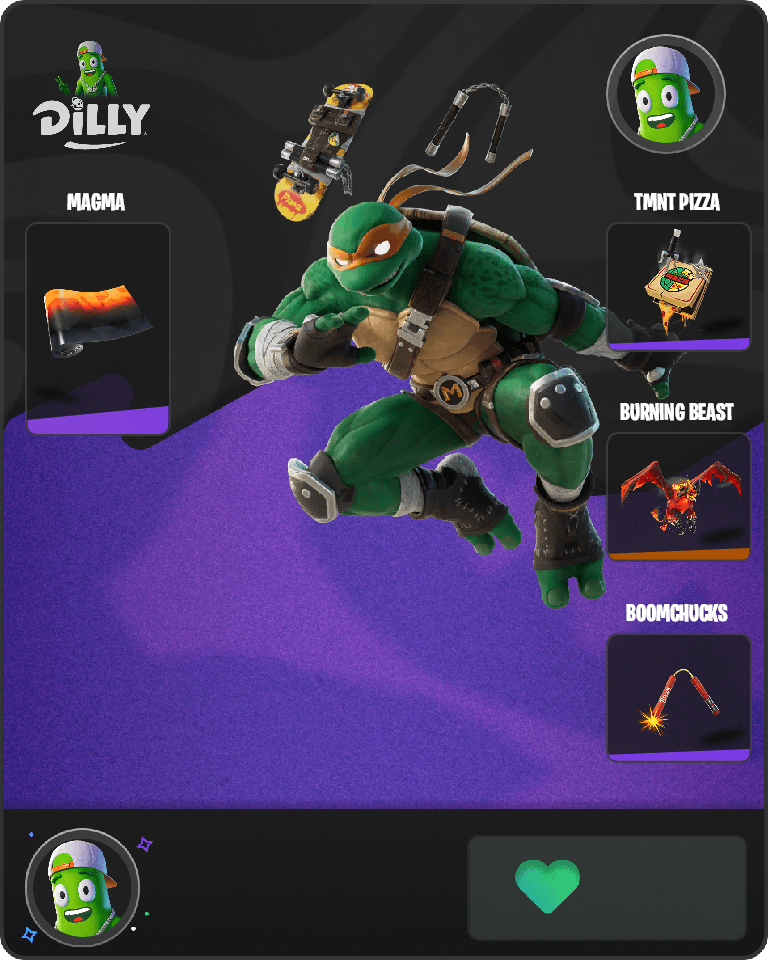 Michelangelo Fortnite combo