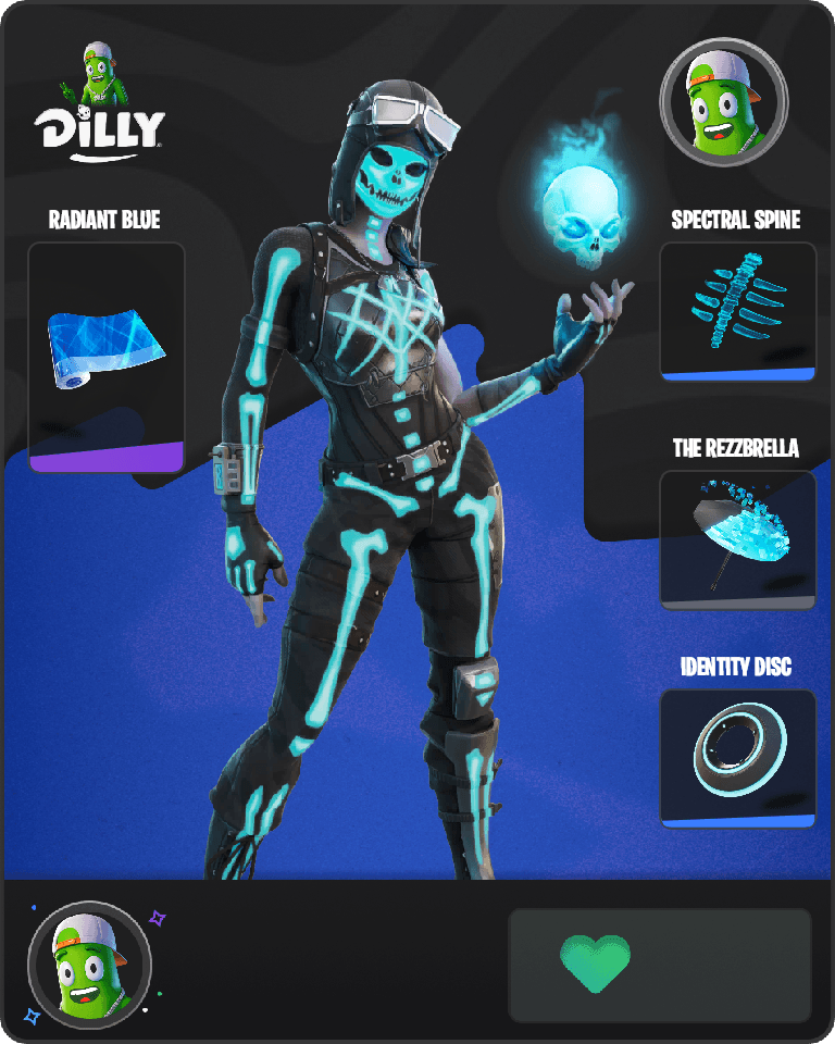 Skeletara Fortnite combo
